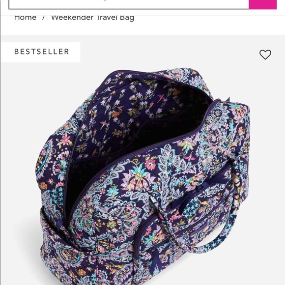 Vera Bradley Weekender Travel Bag - Picture 6 of 10